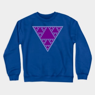 90s Triangle of Teal and Purple Crewneck Sweatshirt